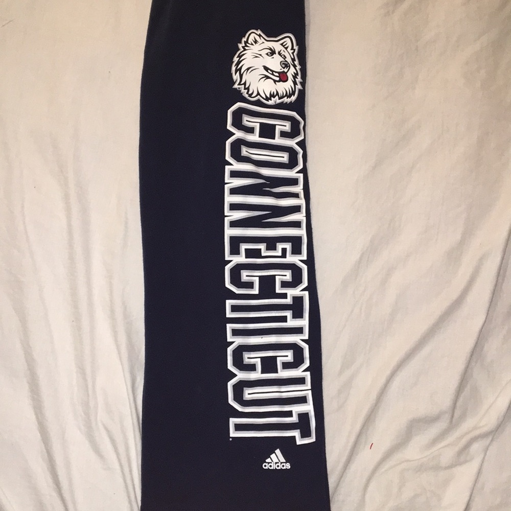 Blue adidas sweatpants